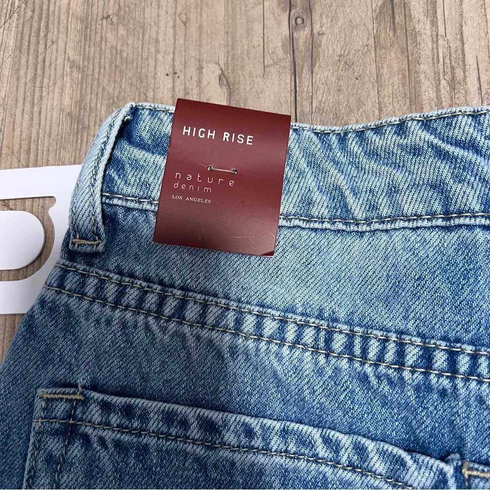 NWT Distressed Denim Shorts‎ by Nature Denim
